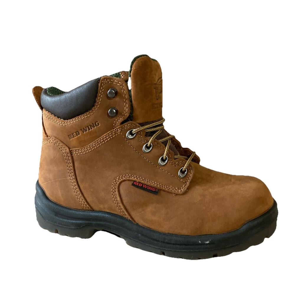 RED WING King Toe Boot 2235 Mens Sz 8 D New 6" Brown Electrical Hazard Work $219